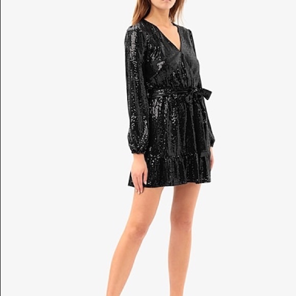 New Michael Kors Black Mirrors Crossover Dress 🖤 - Picture 12 of 14